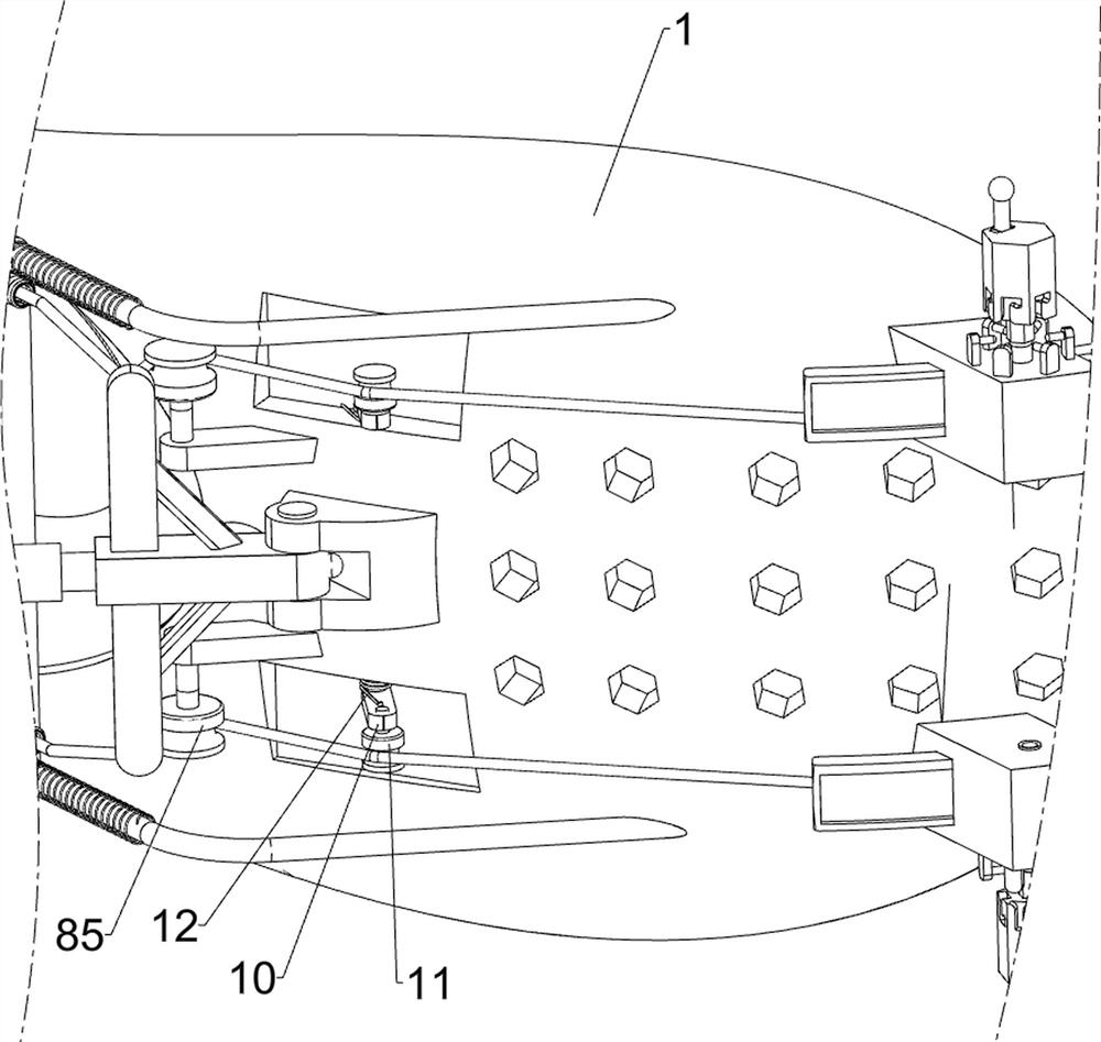 Mouth opening device for impacted tooth extraction