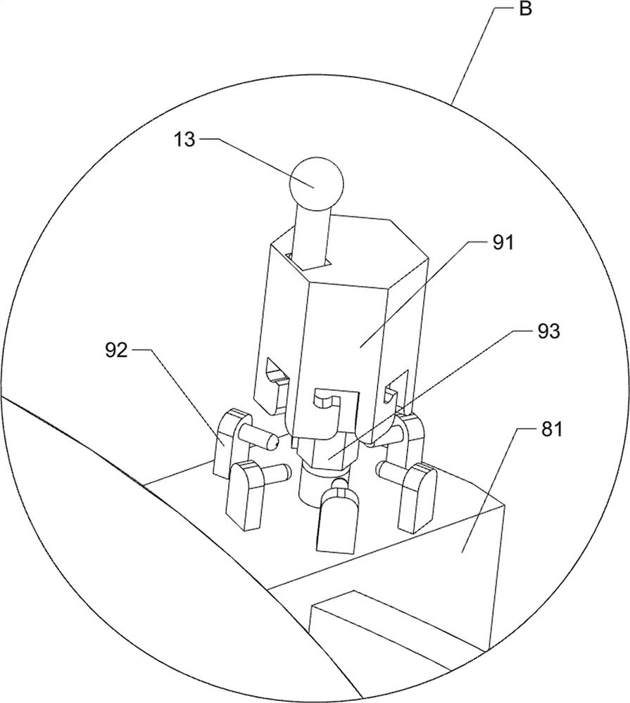 Mouth opening device for impacted tooth extraction