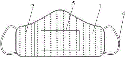 Latex laminated cotton honeycomb mask and its production process