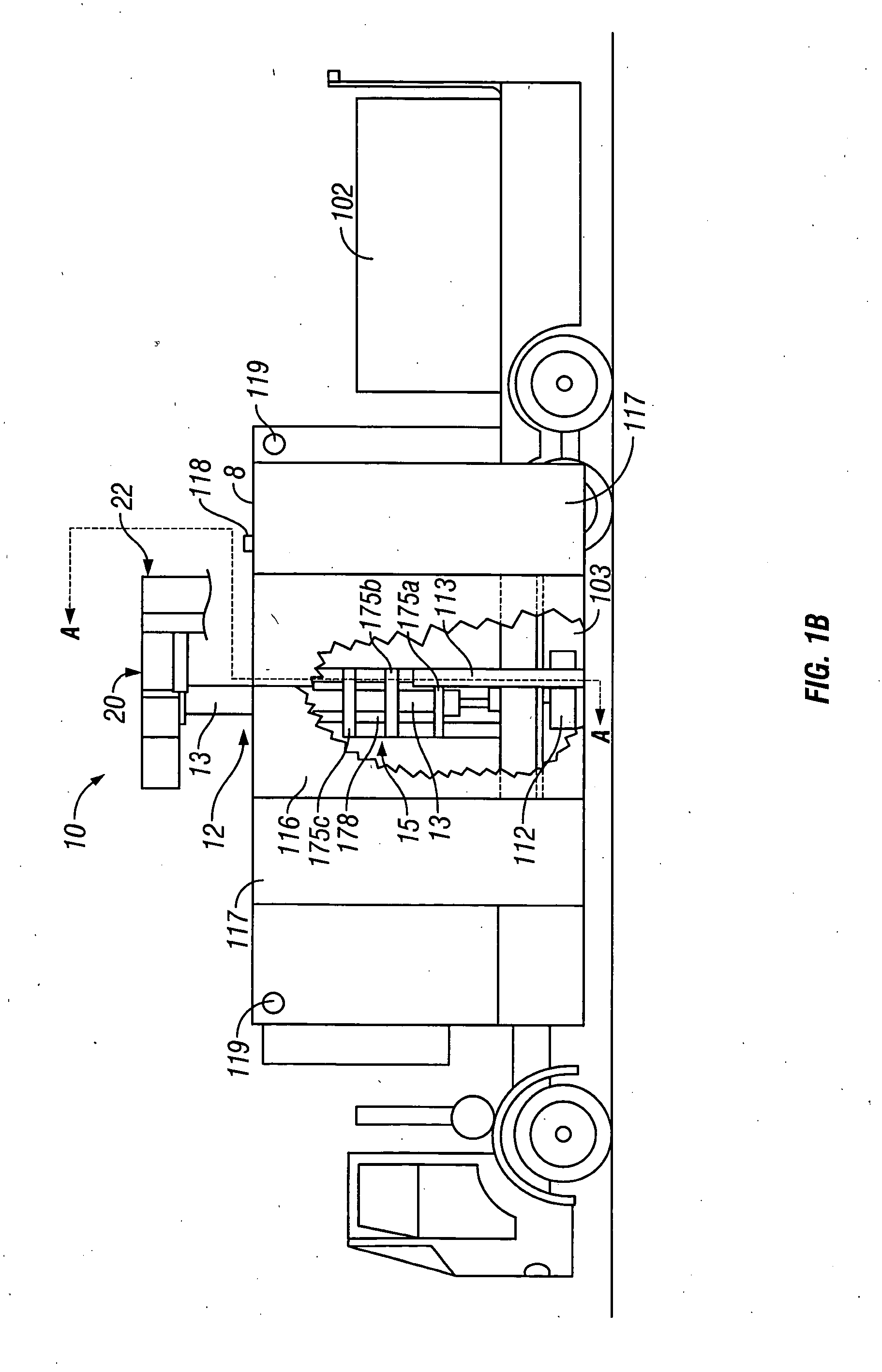 Boom with mast assembly