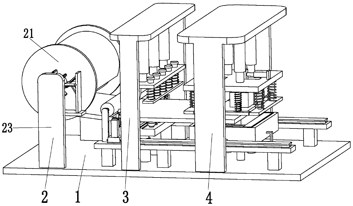 A kind of aluminum-plastic film stamping equipment for soft-pack lithium battery and its stamping process