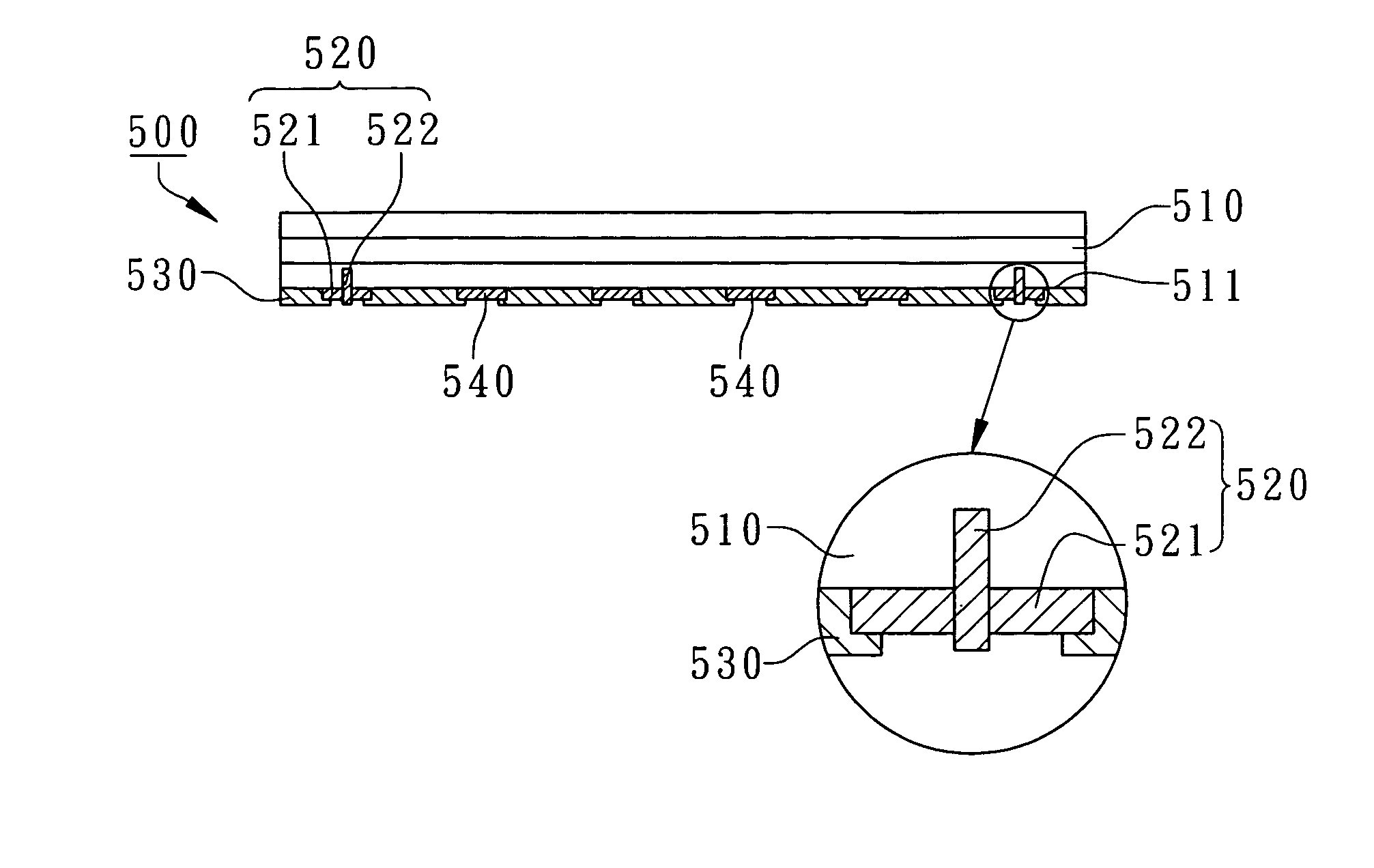 Substrate improving immobilization of ball pads for BGA packages