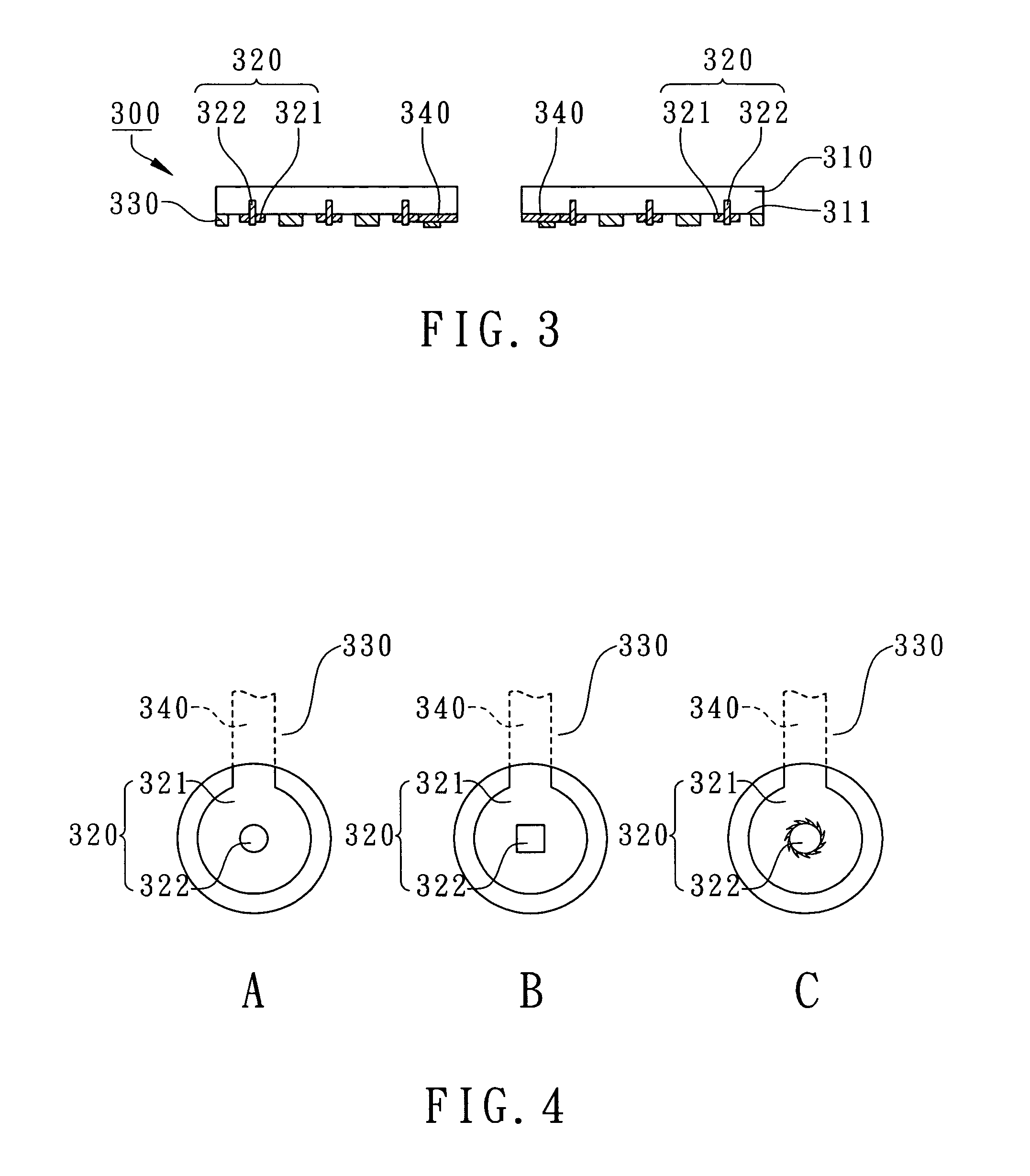 Substrate improving immobilization of ball pads for BGA packages