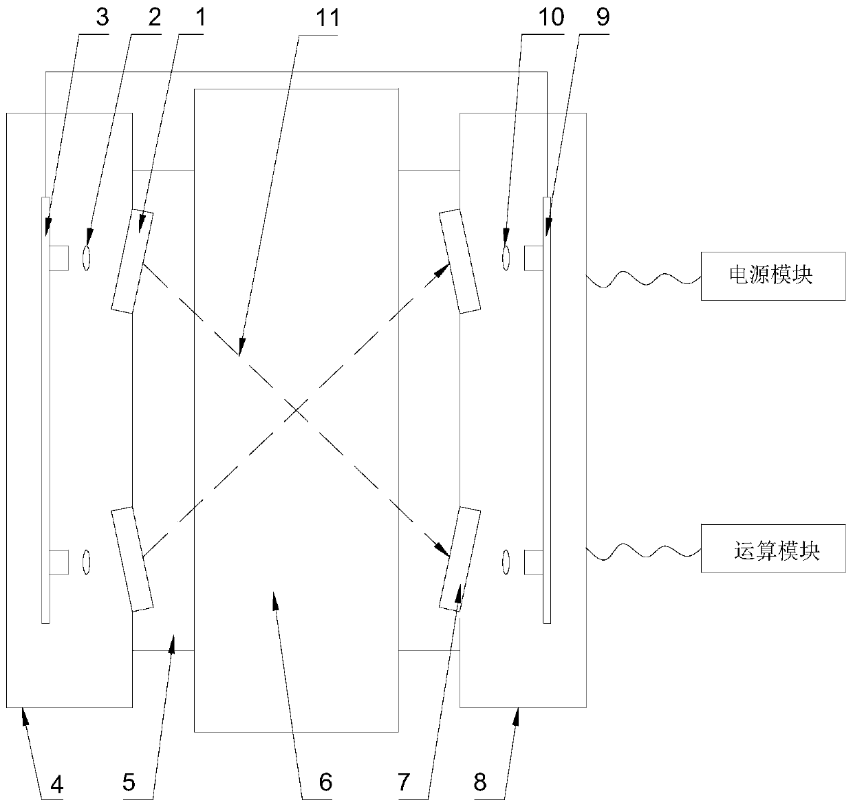 Gas detection device, system and method based on TDLAS technology