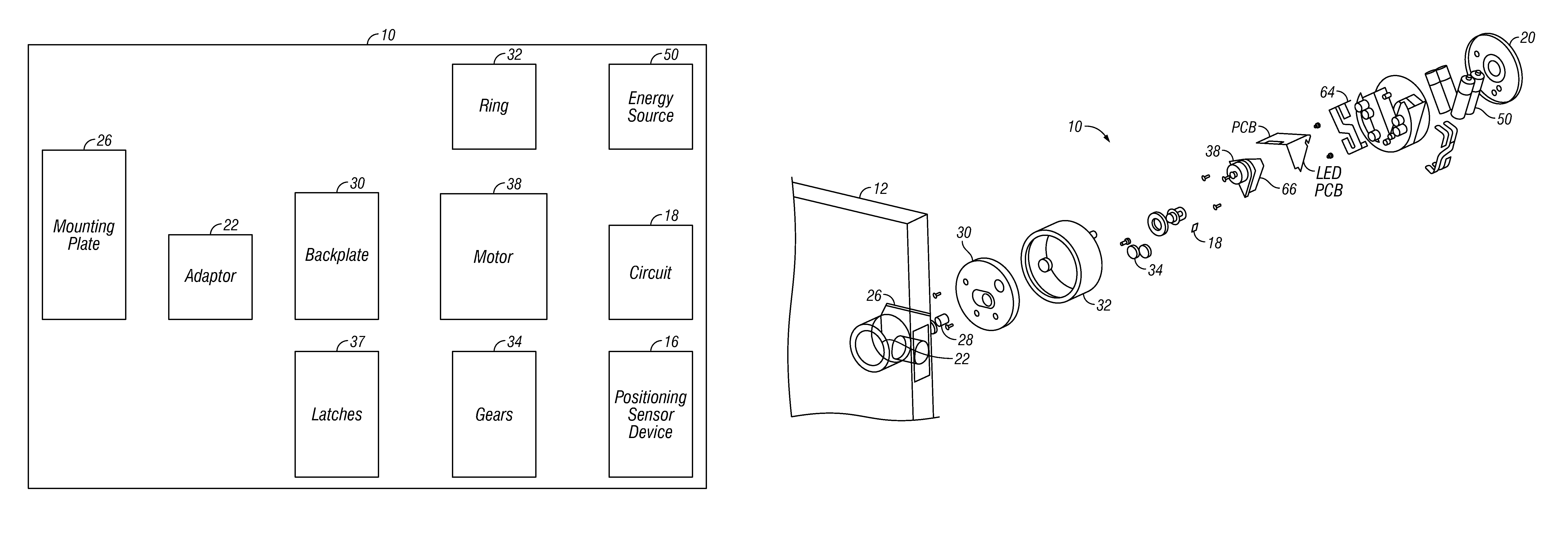 Intelligent door lock system with wing latches