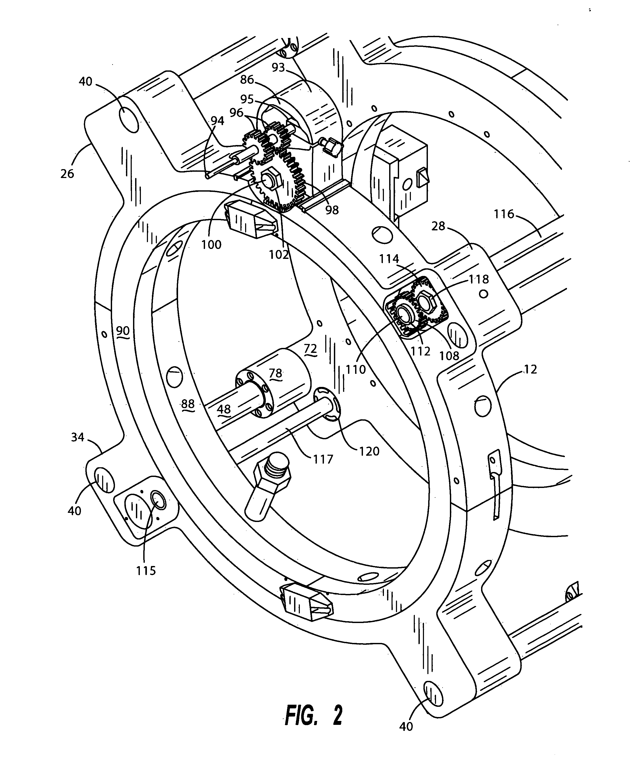 Journal turning lathe having dual feed screw drive