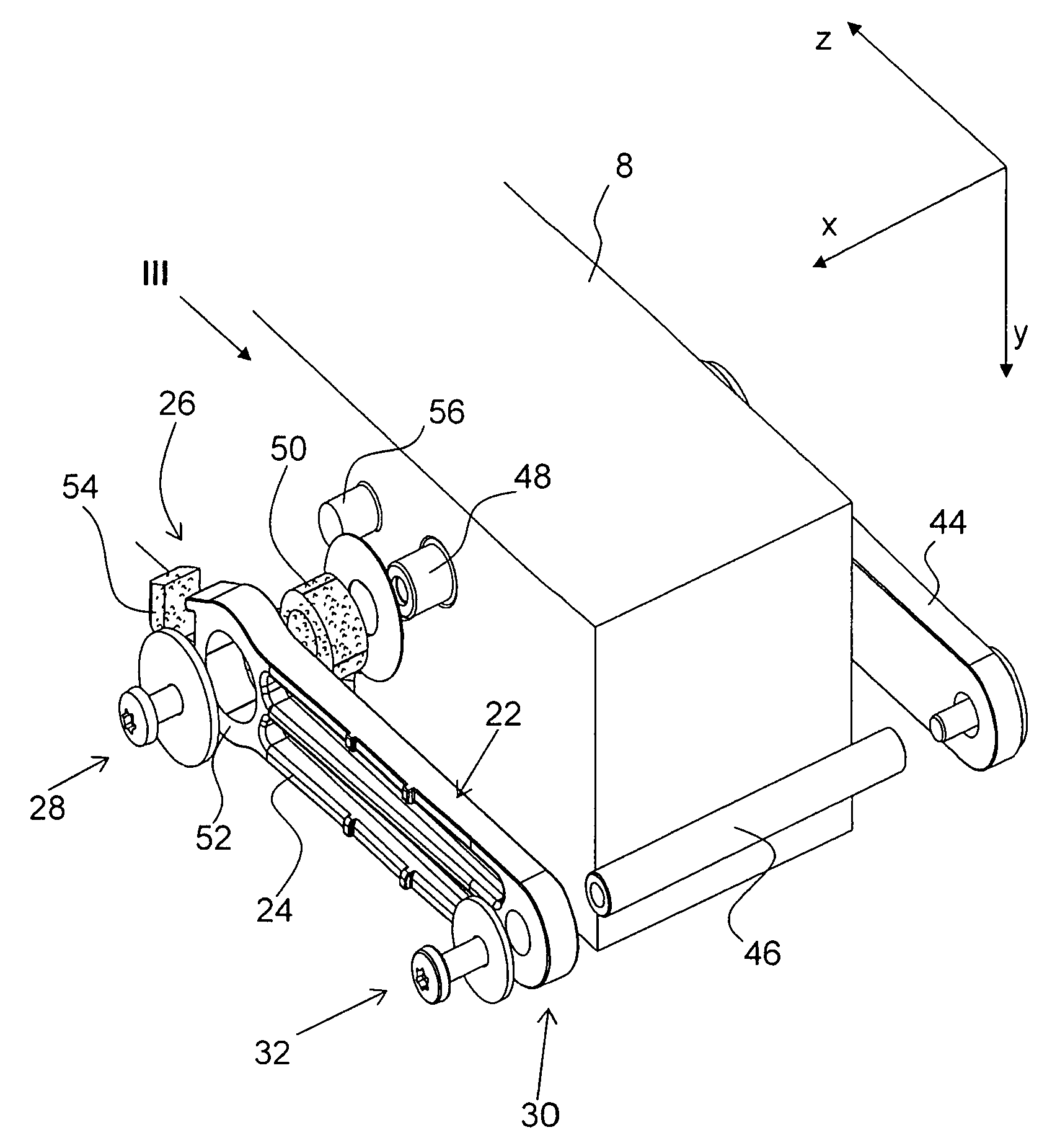 Hand-held power tool with a decoupling device