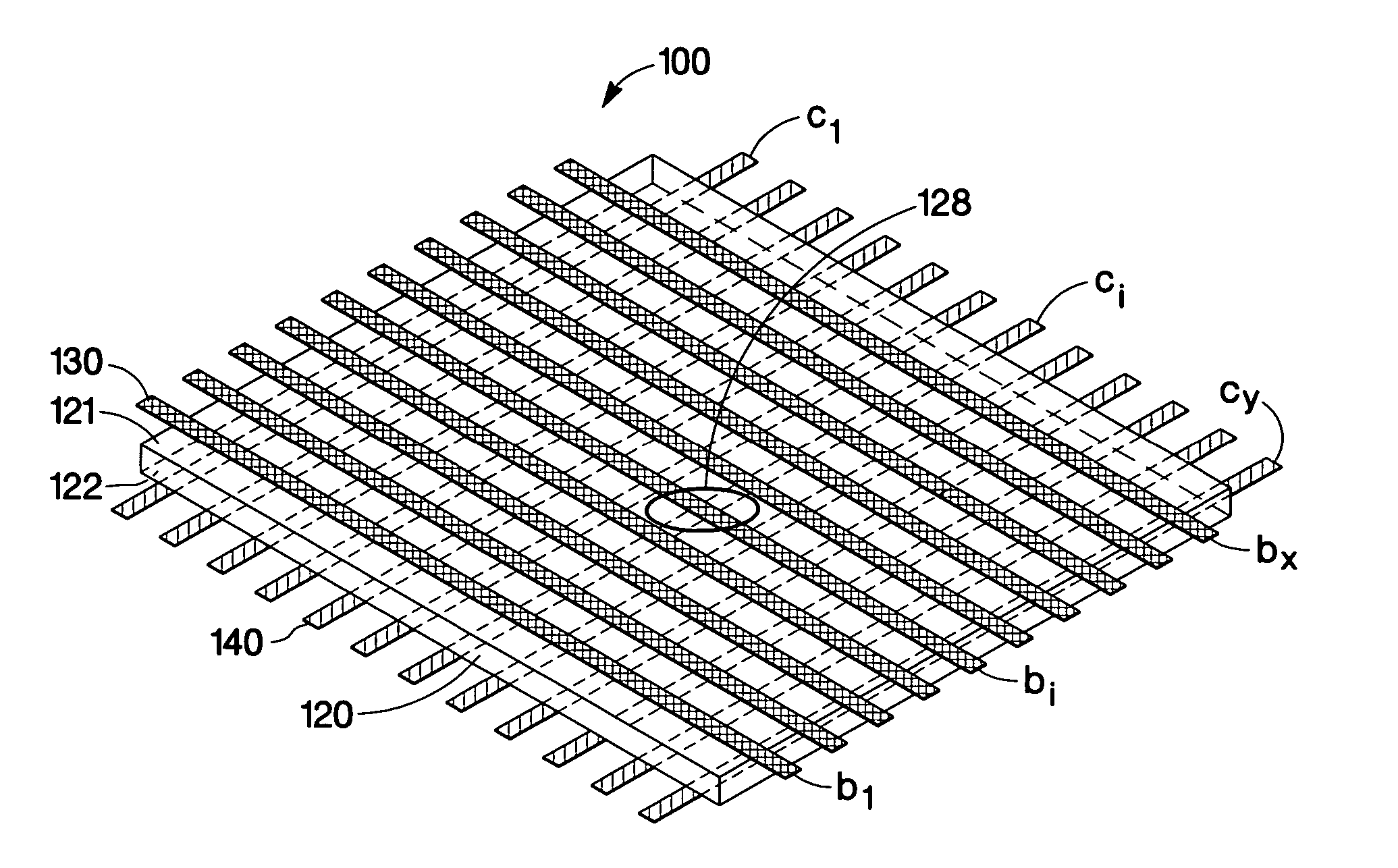 Memory device having a semiconducting polymer film