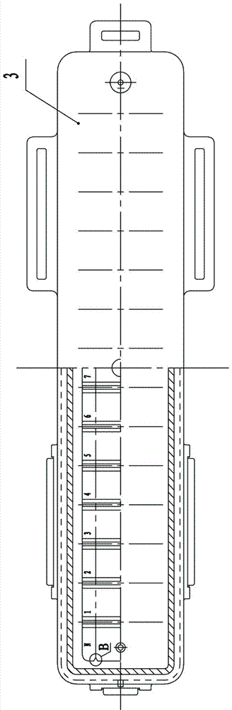 A medical test puncture specimen collection and fixing device