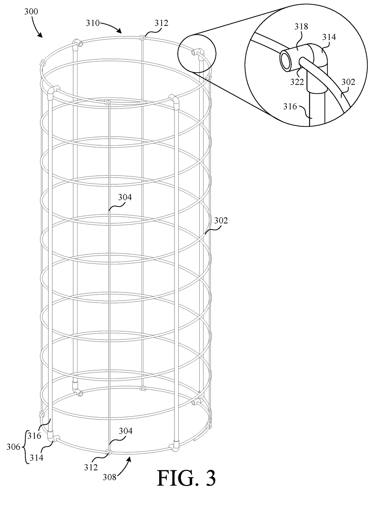 Collapsible plant support