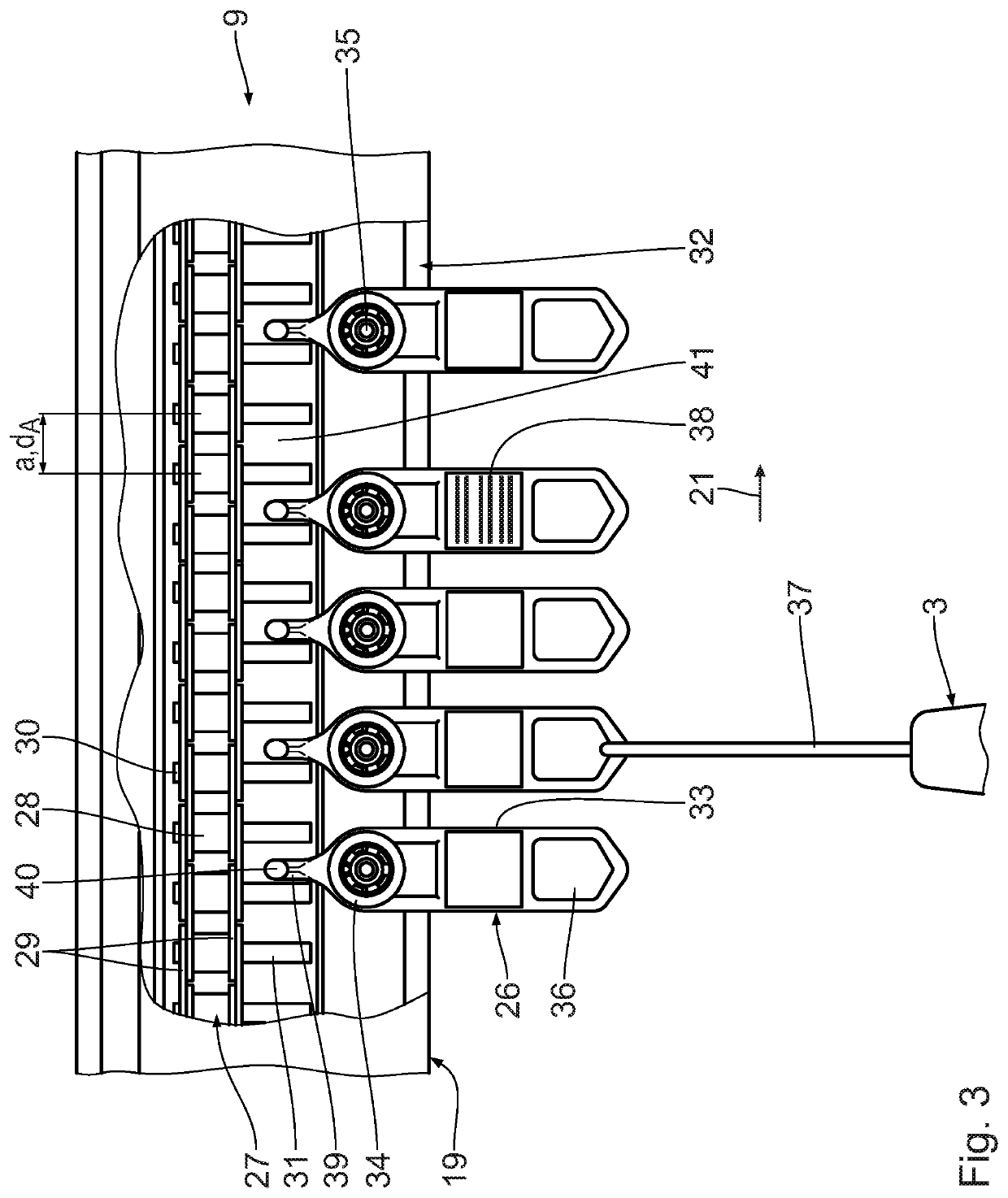 Apparatus and method for feeding hanging conveyable articles into a hanging conveying installation, and hanging conveying installation having such an apparatus