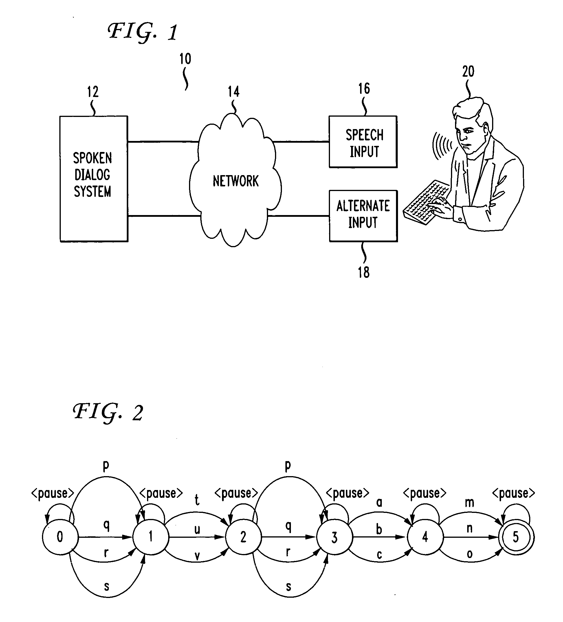 System and method for spelling recognition using speech and non-speech input