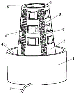 Ceramic type indoor humidifier