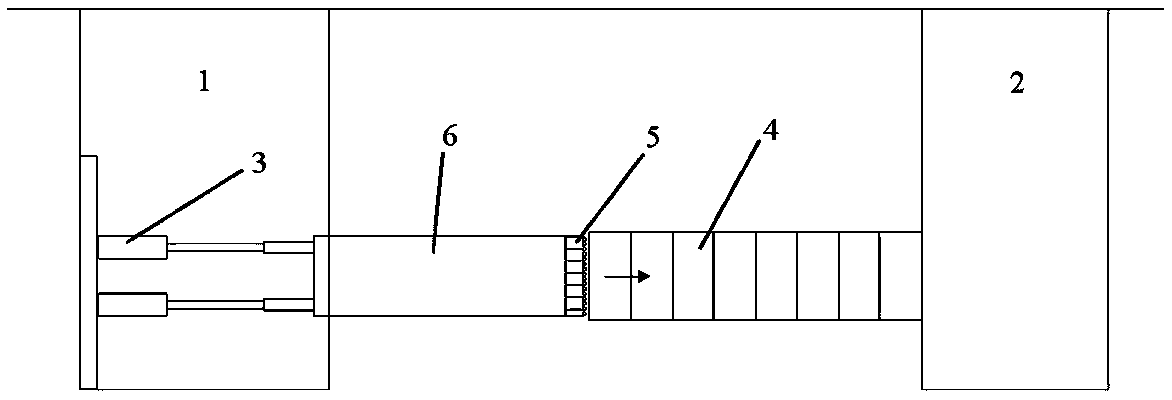 Prefabricated splice pipe jacking system and construction method thereof