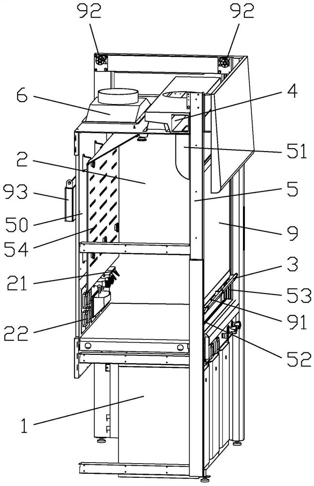 Laboratory integrated experimental fume hood