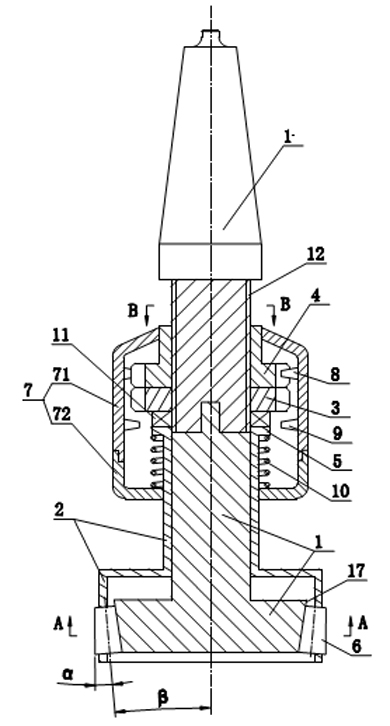 Hole-rolling knife