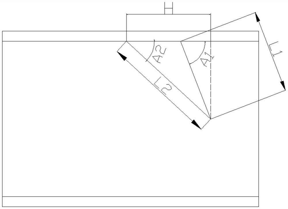 Linear temperature-equalizing flow-guide shell-and-tube heat exchanger