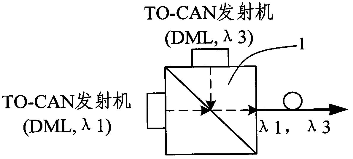 C form-factor pluggable (CFP) optical transceiver with interleaver