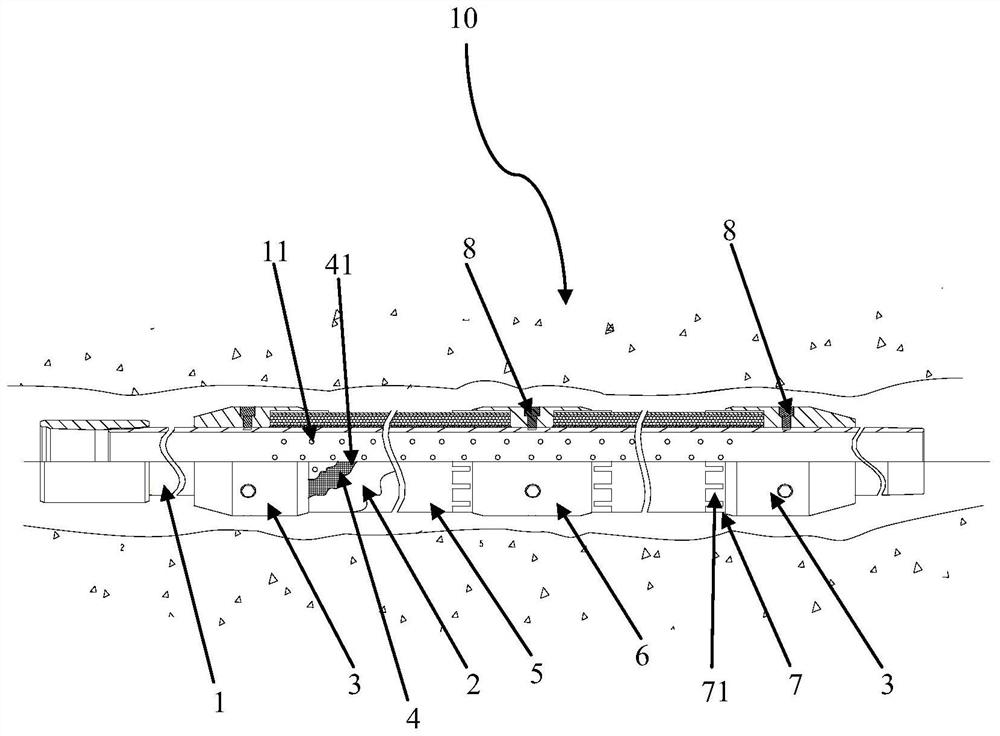 Annular self-filling sand control screen