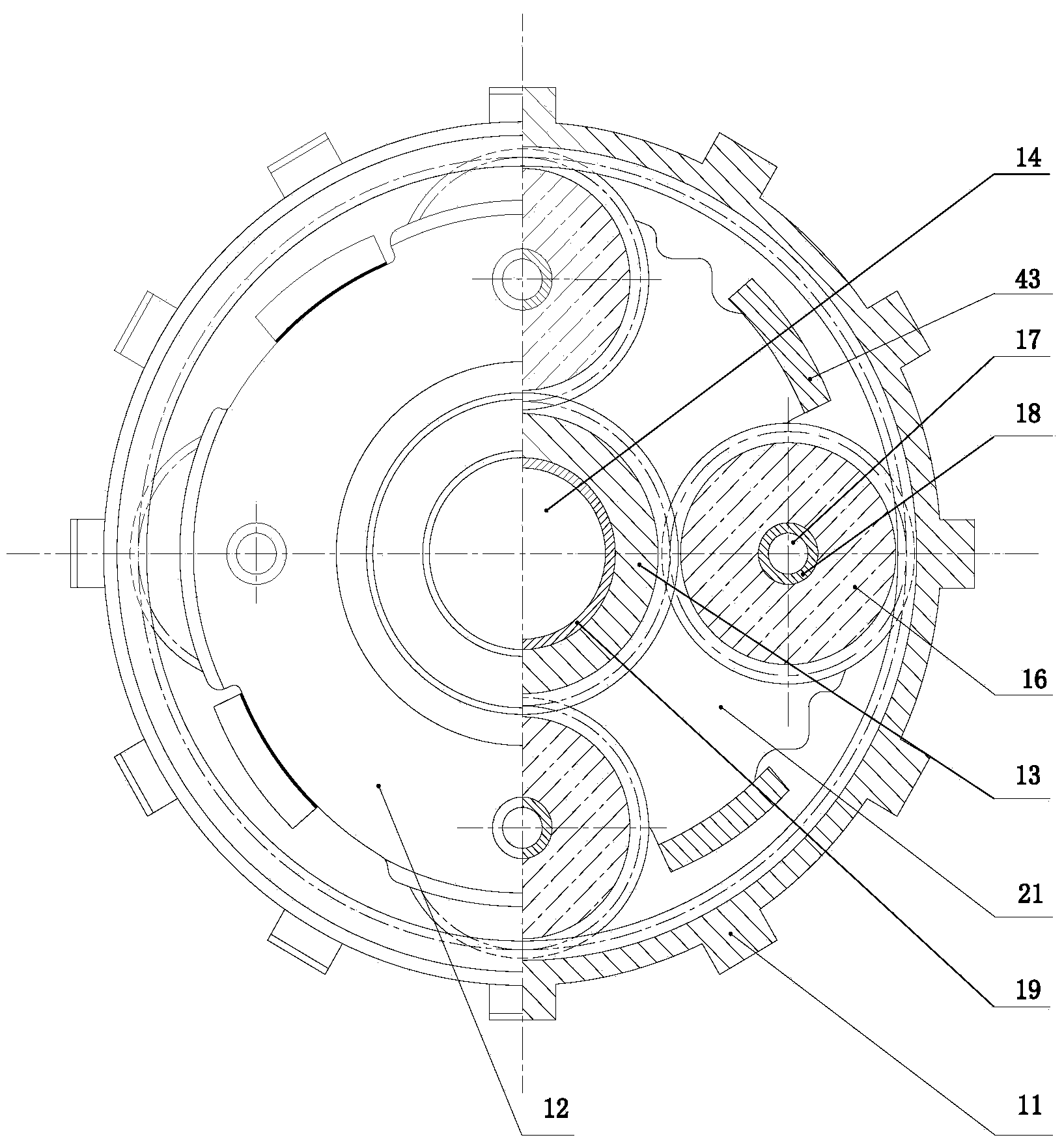 Planetary type dual-mode petrol-electric parallel-serial hybrid power system