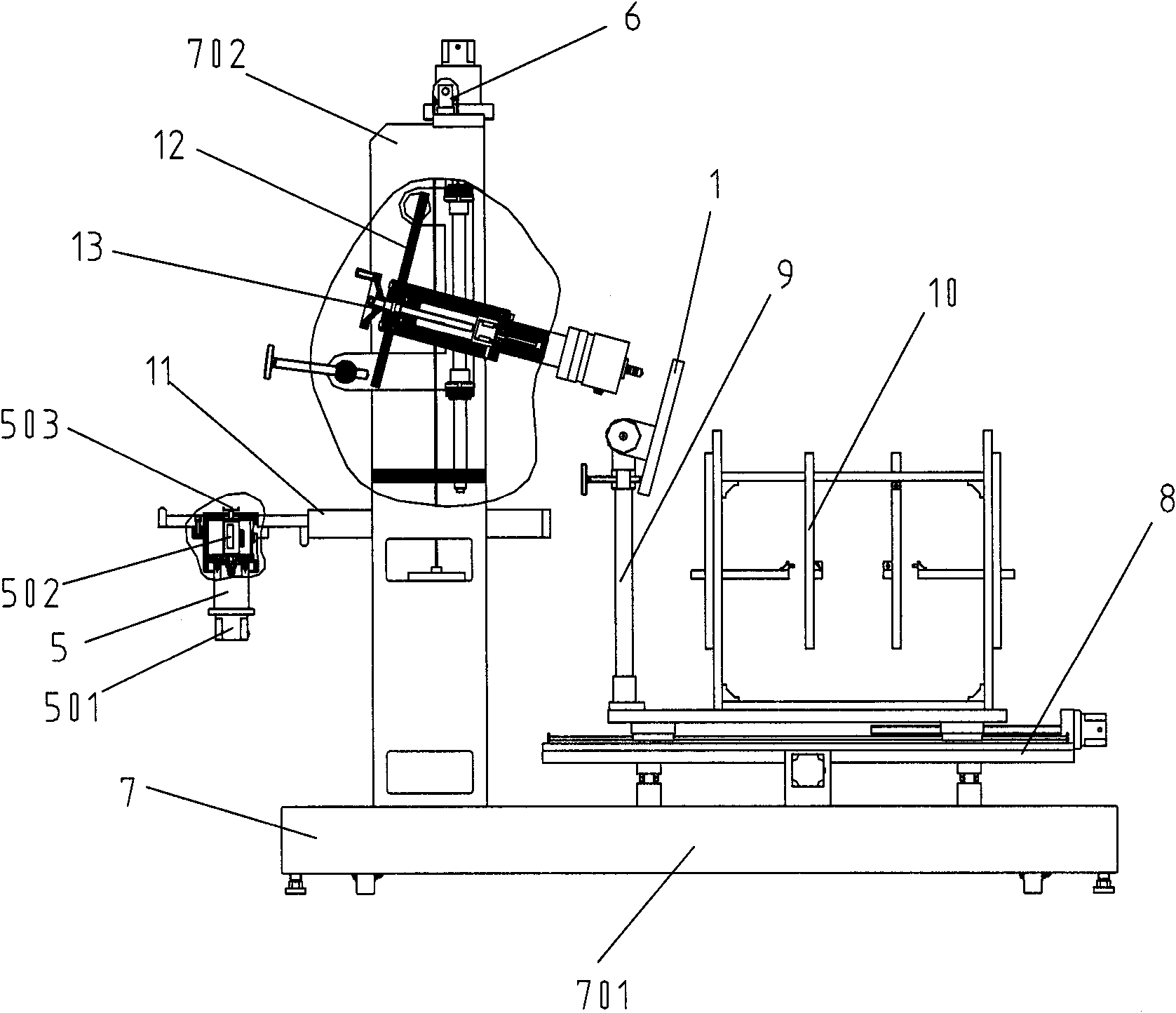 Test bed for detecting control panel of vehicle air conditioner