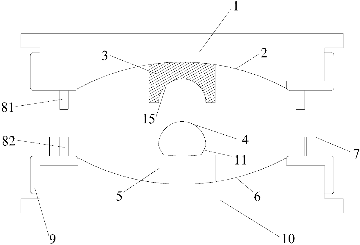 Small-deformation friction pendulum support