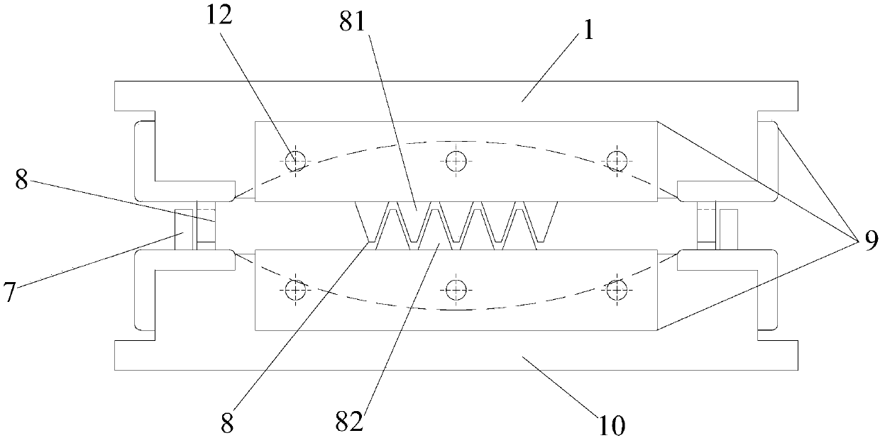 Small-deformation friction pendulum support