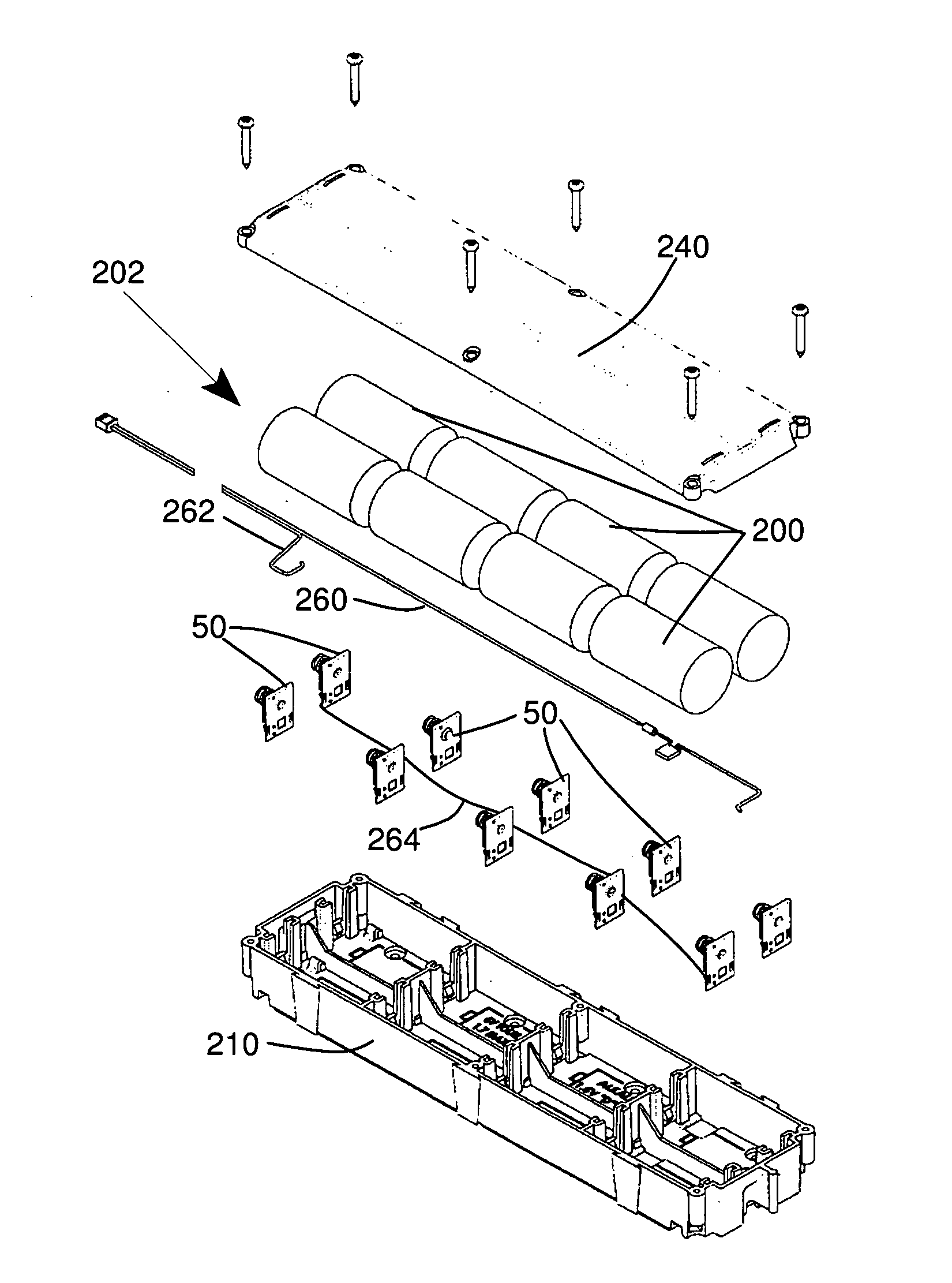 Modular dry cell battery pack