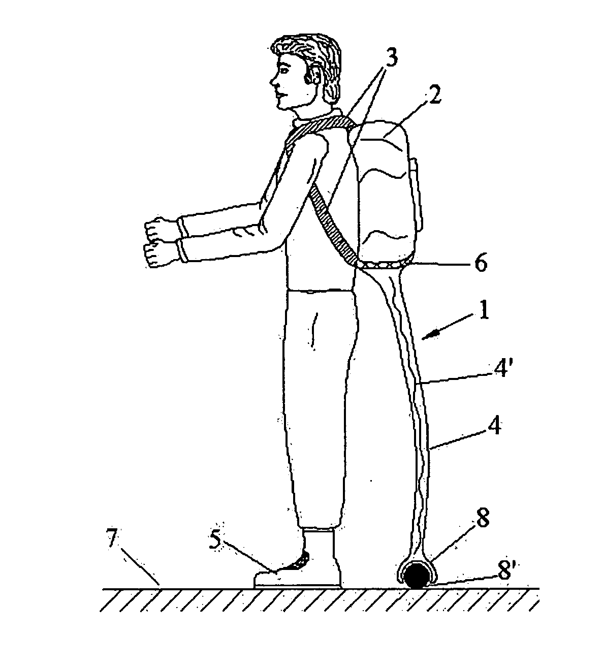 Backpack support apparatus