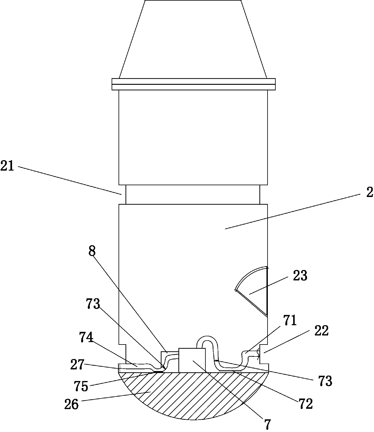 An automatic pick-up trash can