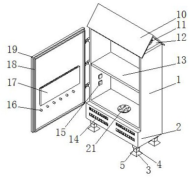 Adjustable XL power distribution box