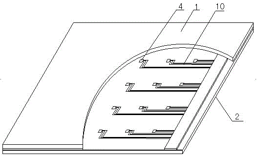 Full-color point control type video photoelectric glass and processing method thereof