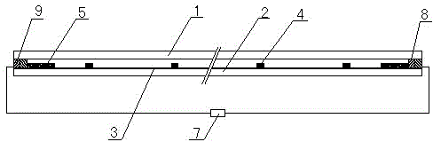 Full-color point control type video photoelectric glass and processing method thereof