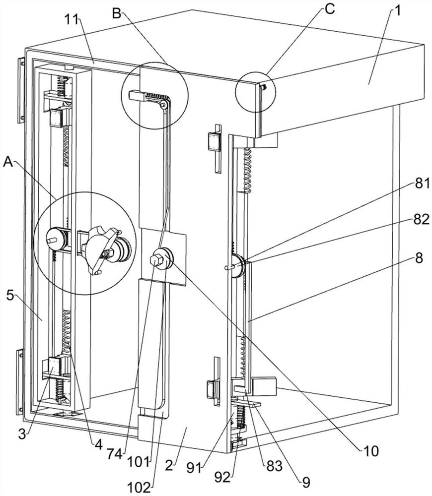Reinforcement structure of safe cabinet lock