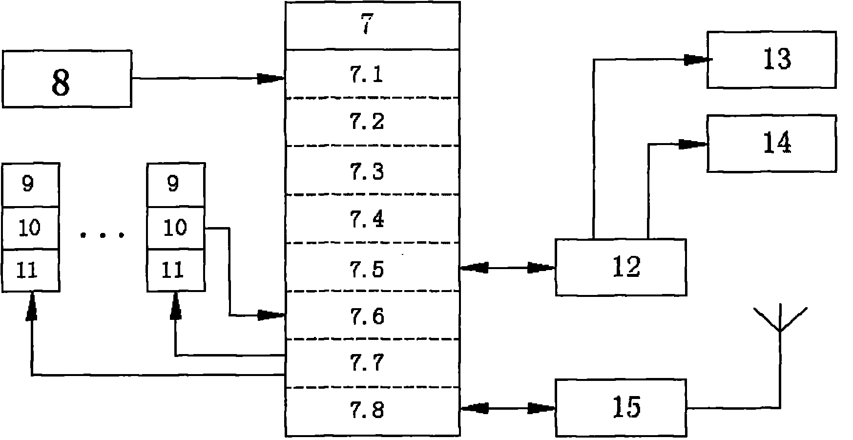 System for monitoring photovoltaic battery pack string