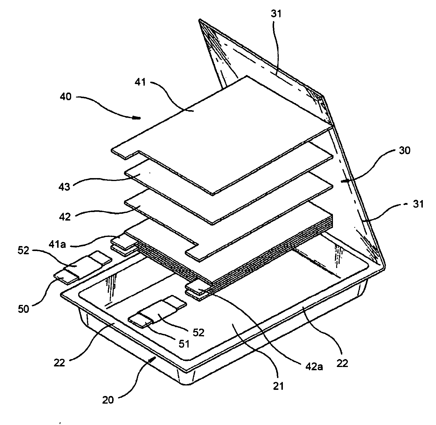 Battery pack of improved stability