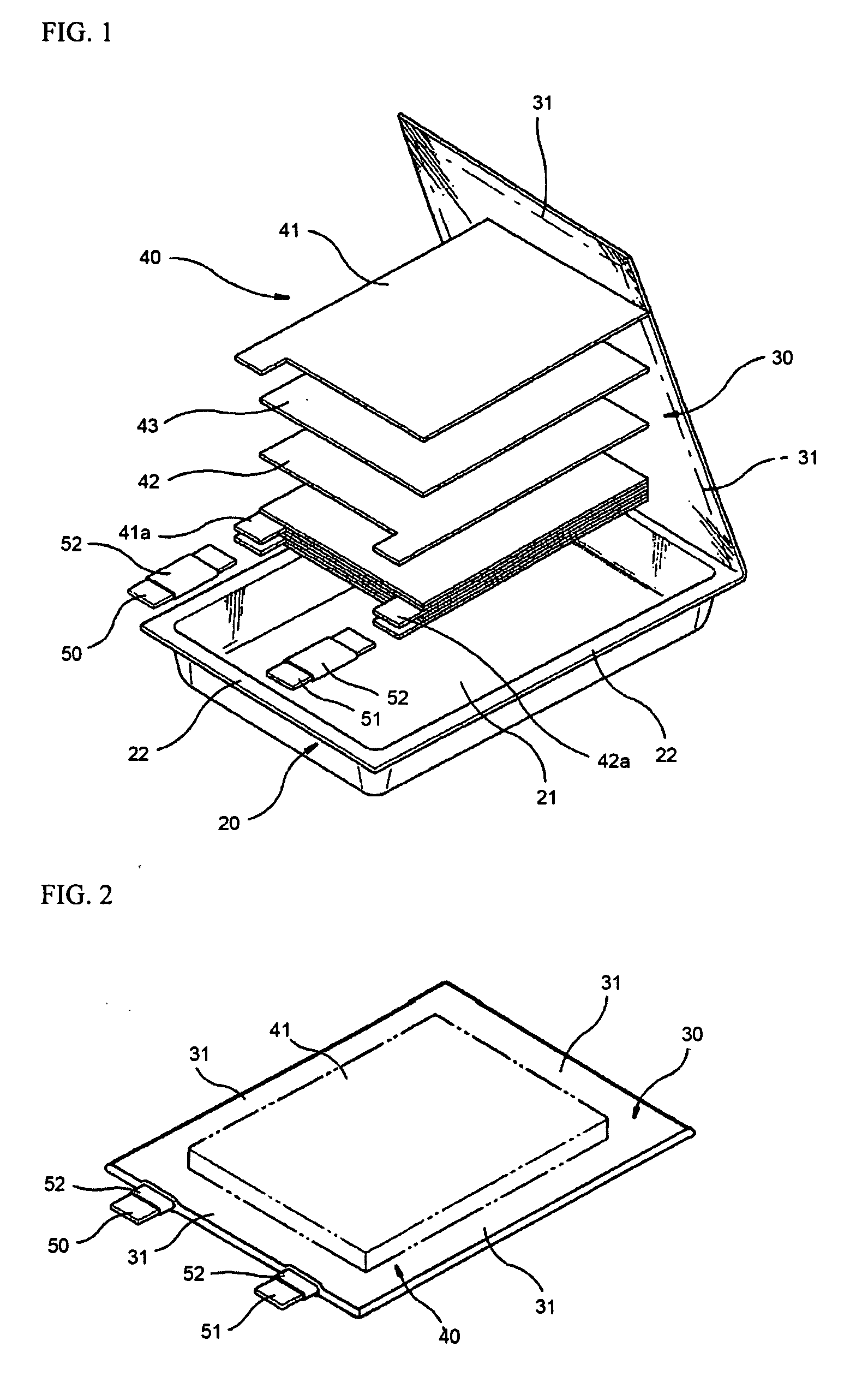 Battery pack of improved stability