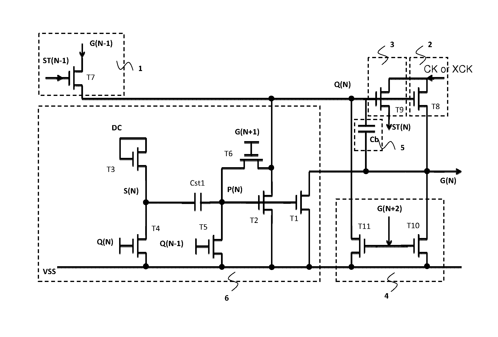 Self-compensating gate driving circuit