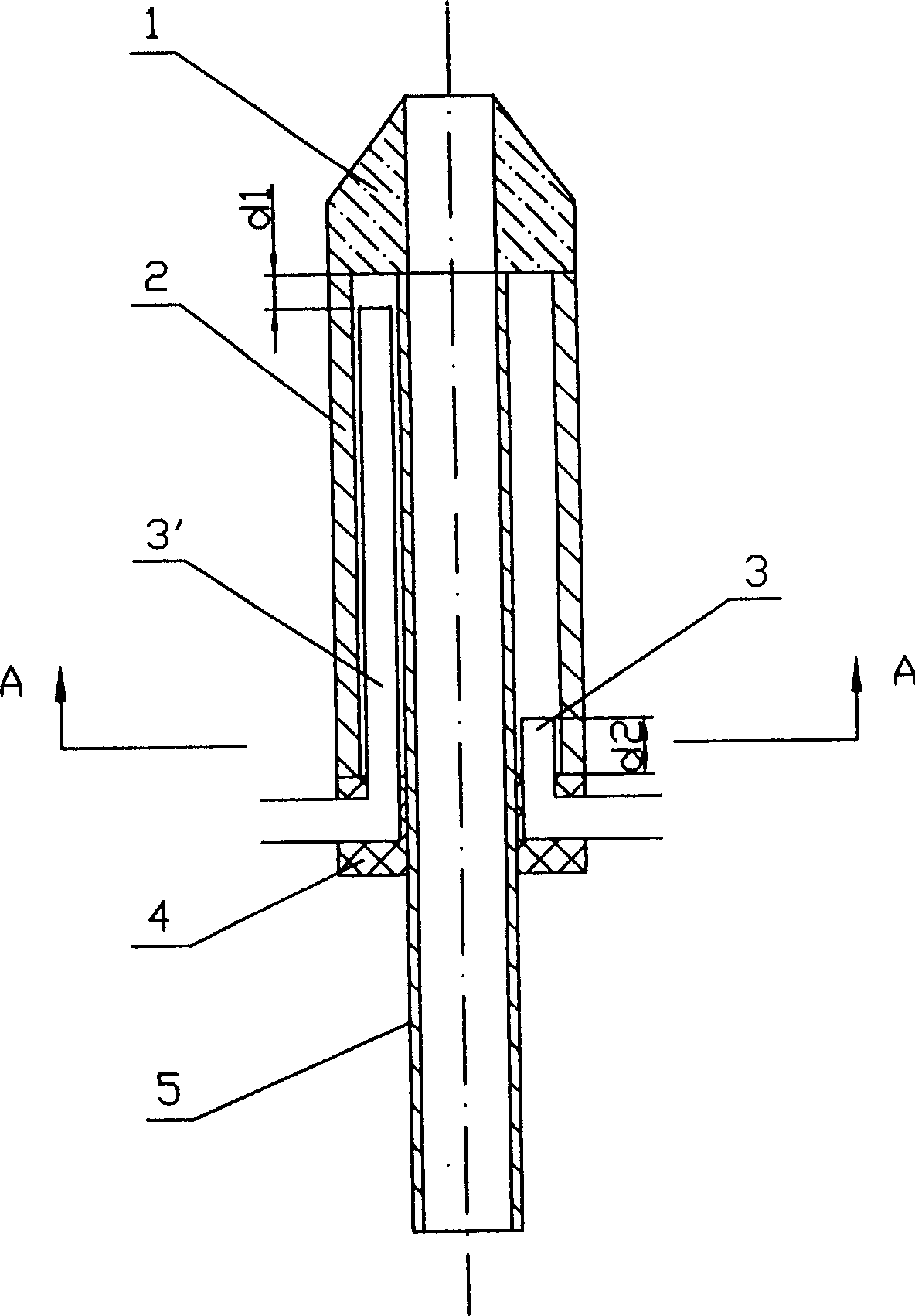 Superfine particles sampling device