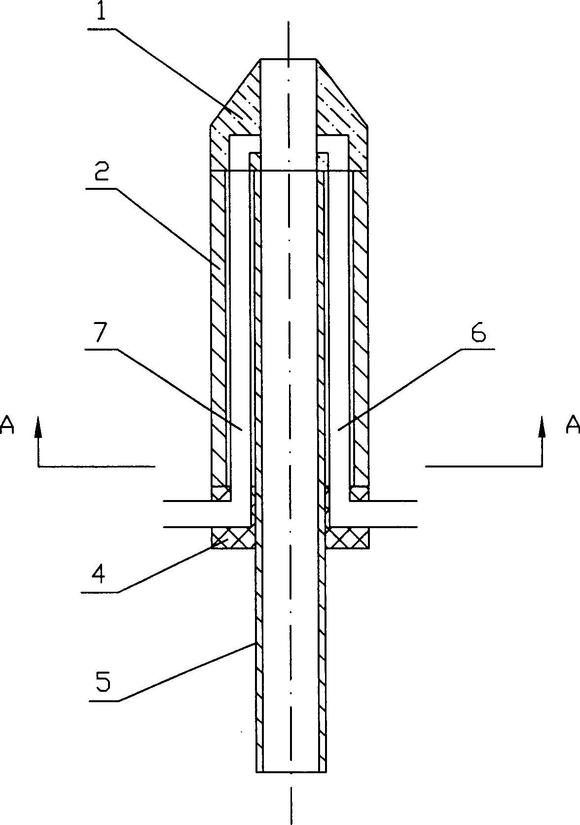 Superfine particles sampling device