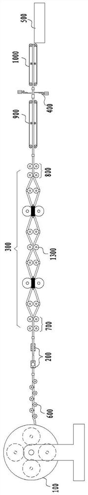 A production method for simultaneously cutting off protective sheaths for multiple wire harnesses