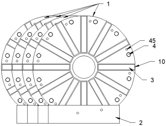 A random pairing component and English tense teaching device