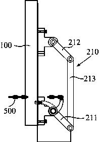 Emergency alarm display device for railway vehicle