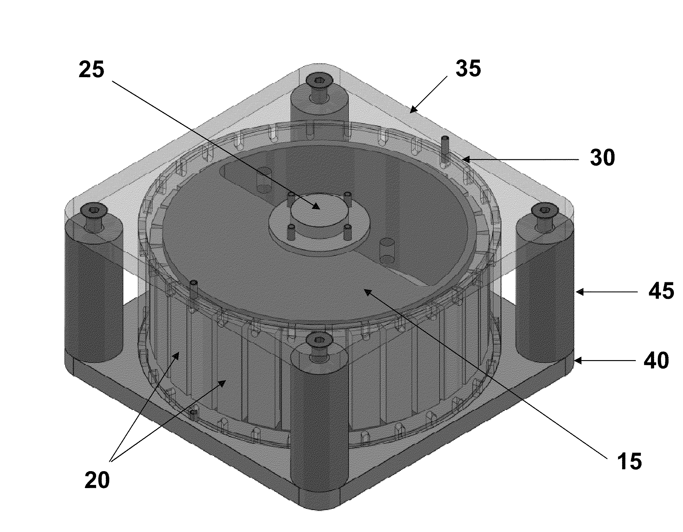 Radial flux permanent magnet alternator with dielectric stator block