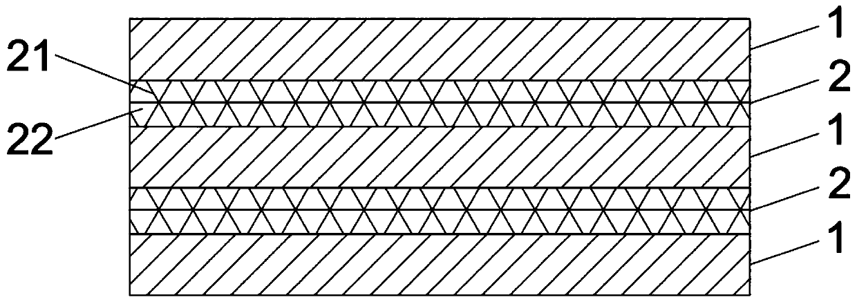 High-barrier high-thermal-conductivity packaging structure for flexible OLED display and preparation method thereof