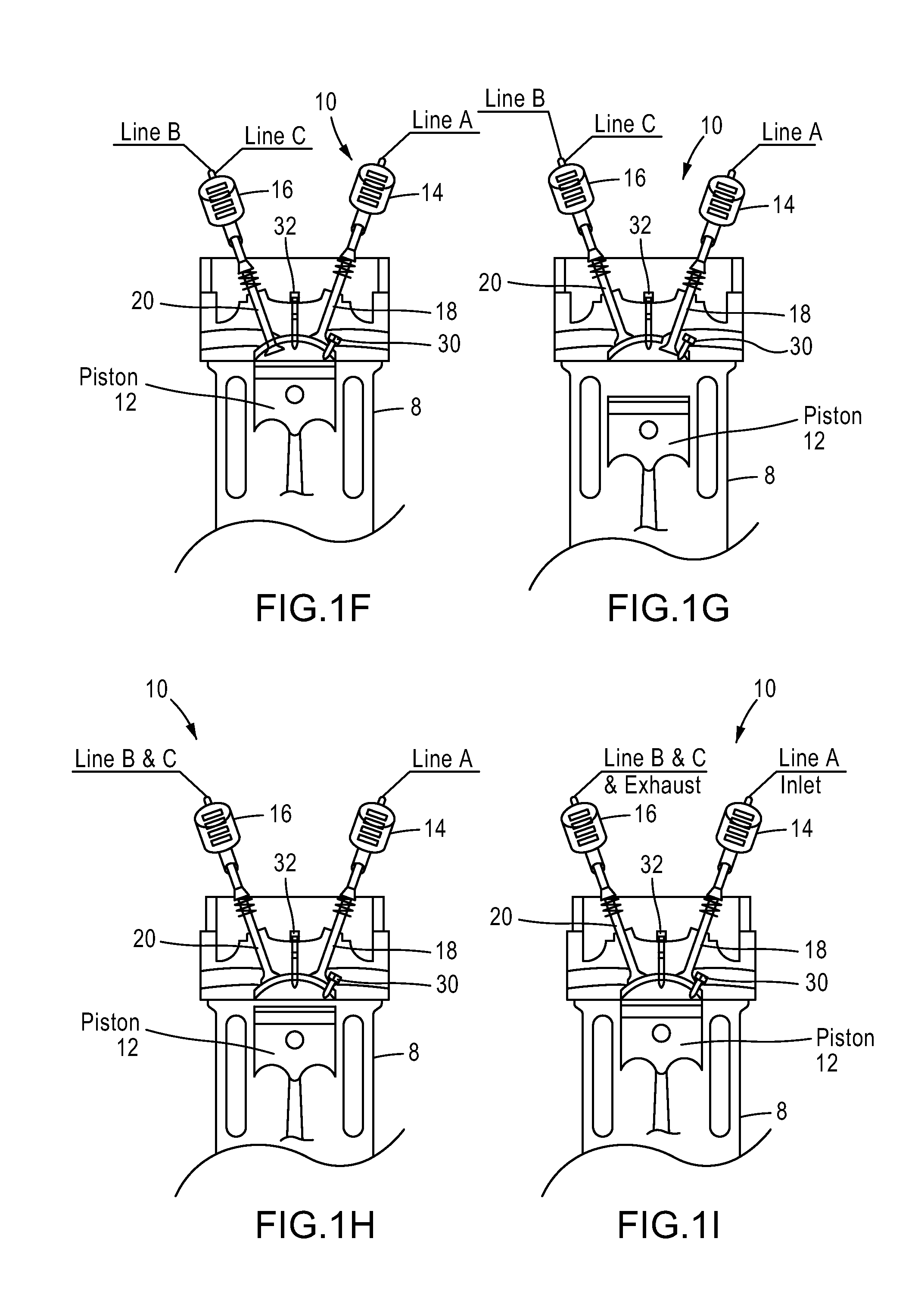 Camless engine operating system