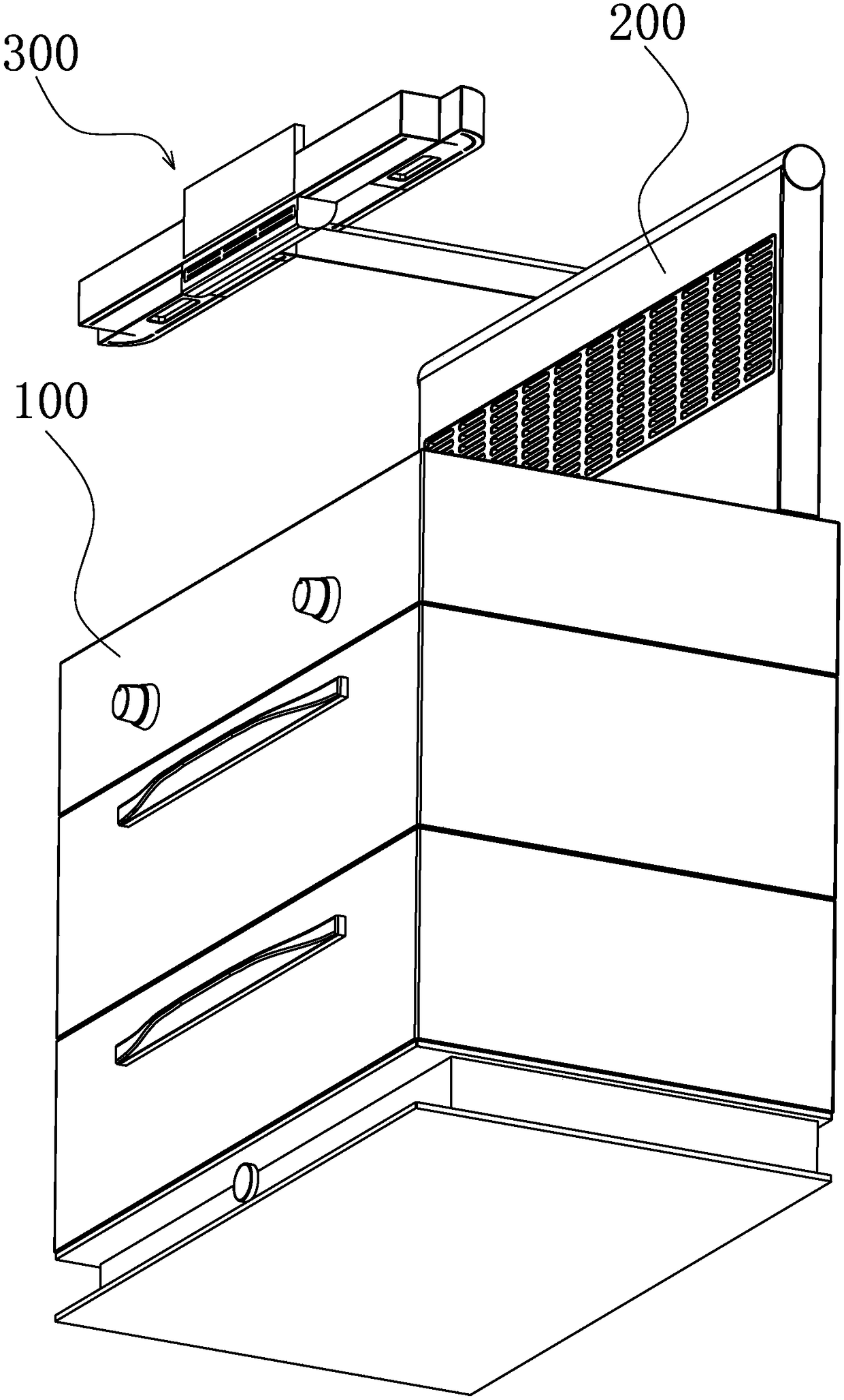 Integrated cooker