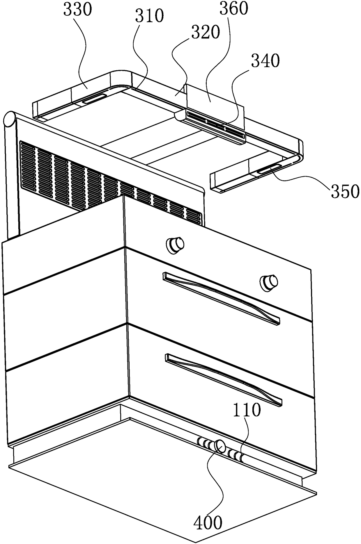 Integrated cooker