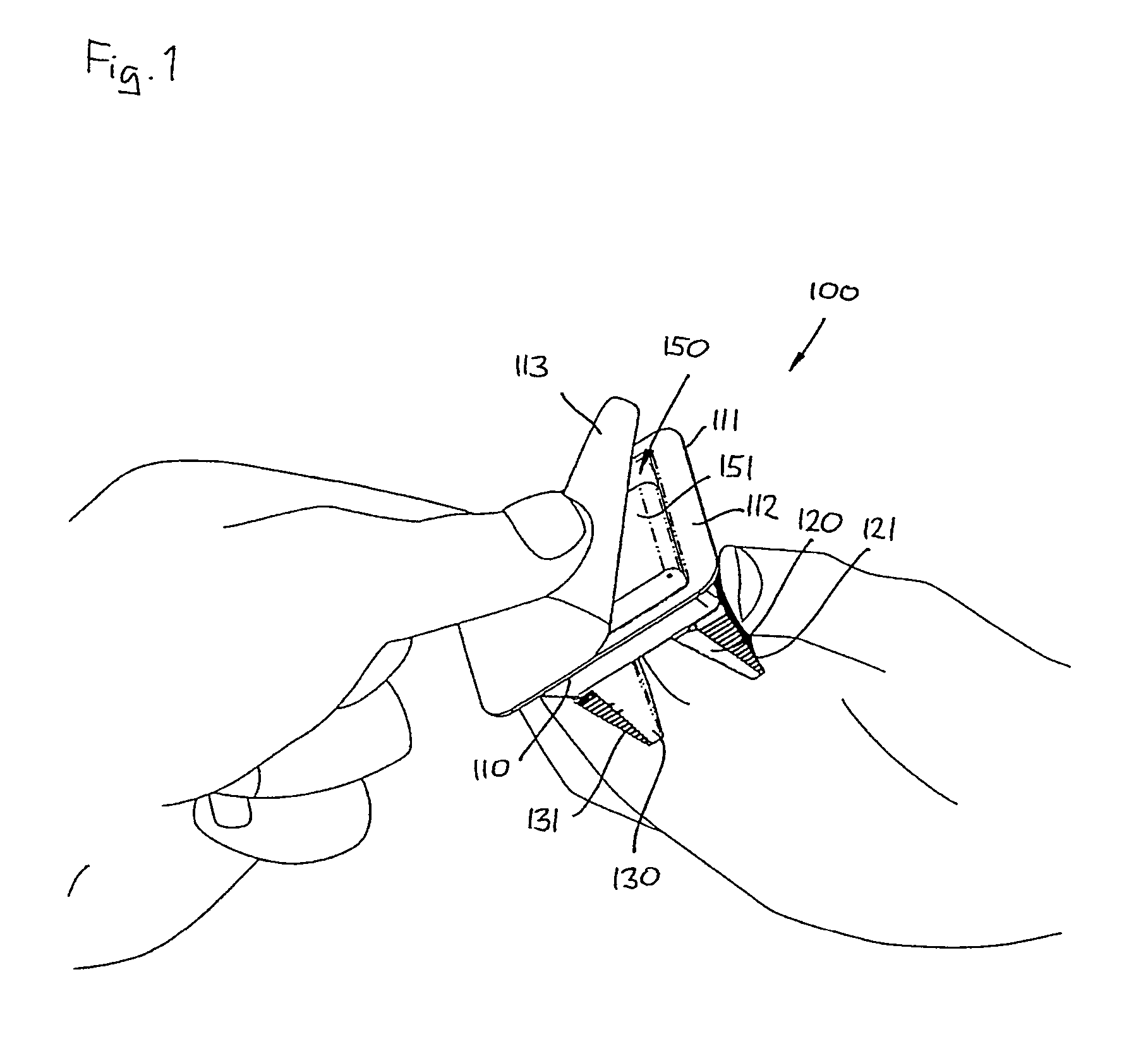 External inserter for transcutaneous device