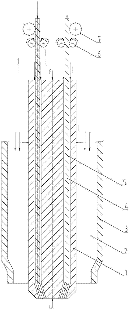 Tungsten inert gas welding (TIG) welding torch and welding device for manufacturing multi-wire common molten pool electric wire additives, and additive manufacturing method